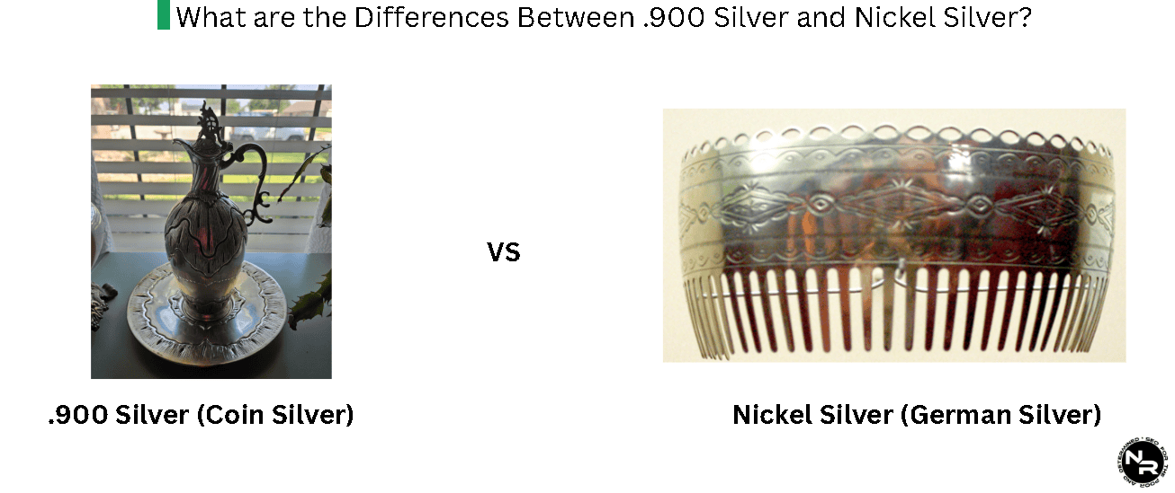 What's the Difference Between 900 Silver and Nickel Silver? What's the Difference Between 900 Silver and Nickel Silver?