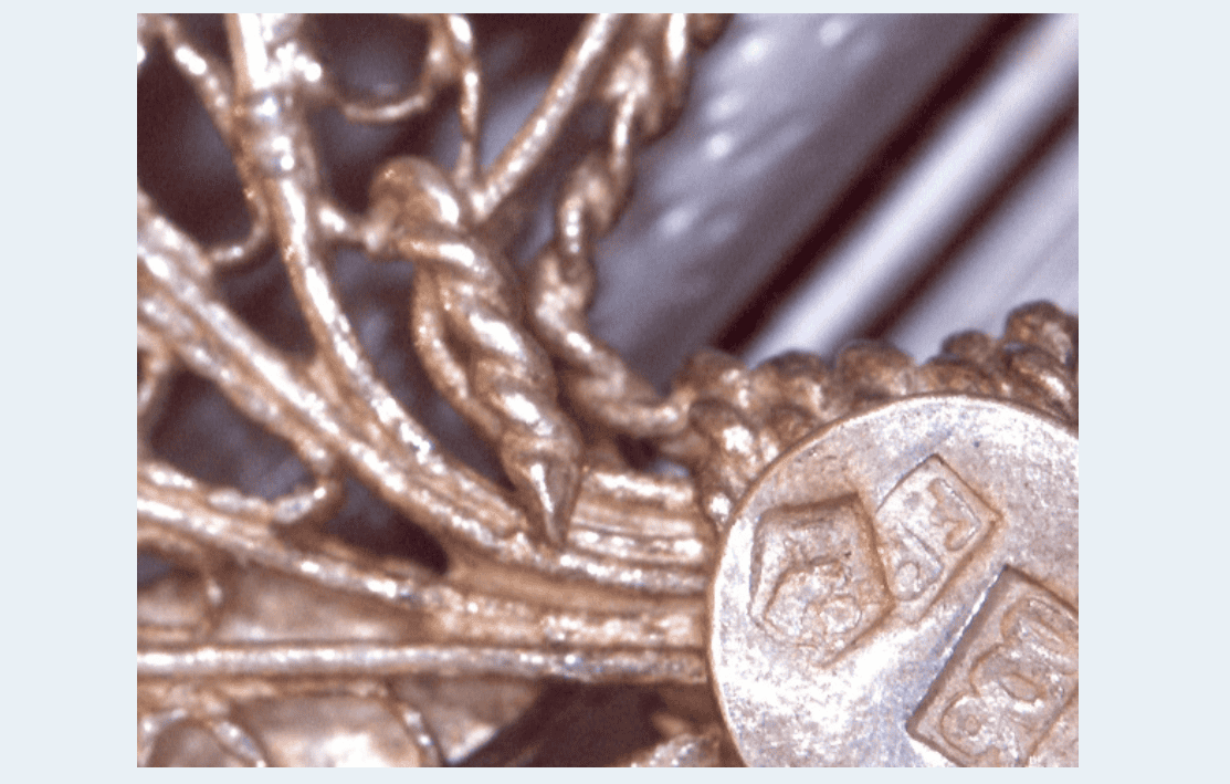 Yugoslavian .900 silver hallmark example Yugoslavian .900 silver hallmark example