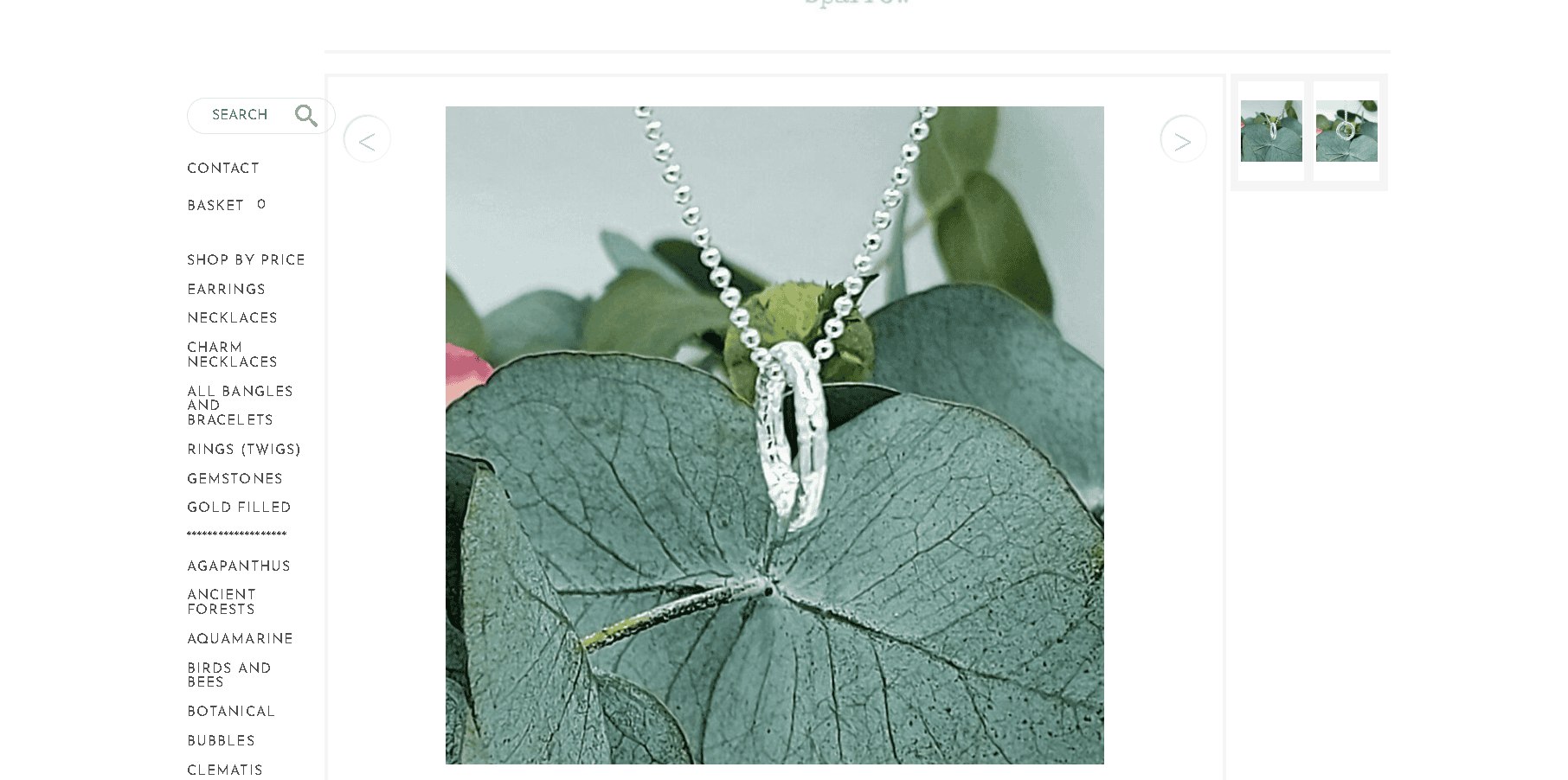 Britannia silver jewelry example 1