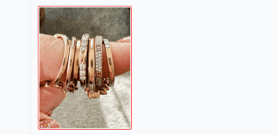 10k rose gold tarnish example 1