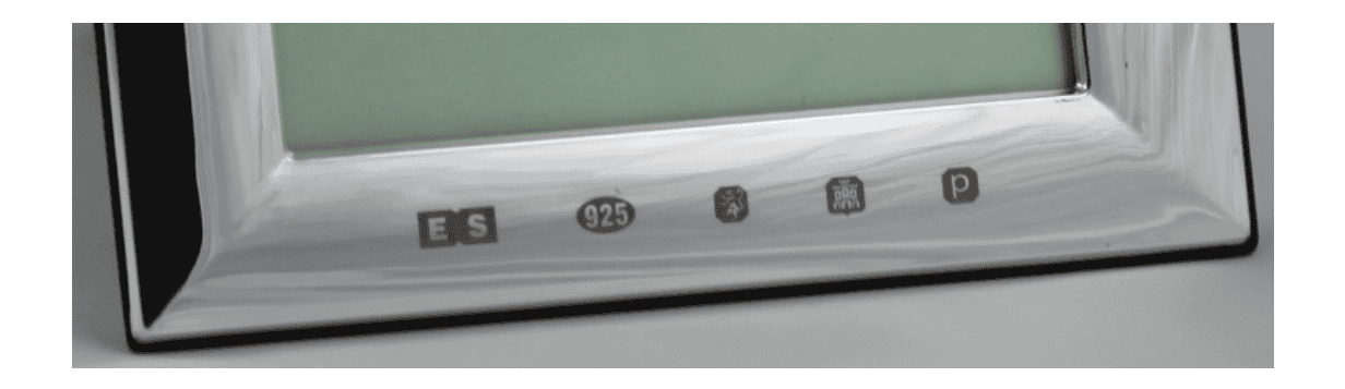 Here's an example of silver assayed at the Edinburgh assay office Here's an example of silver assayed at the Edinburgh assay office