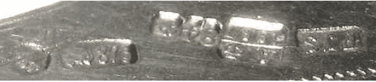 Russian silver hallmarks from the Riga assay office