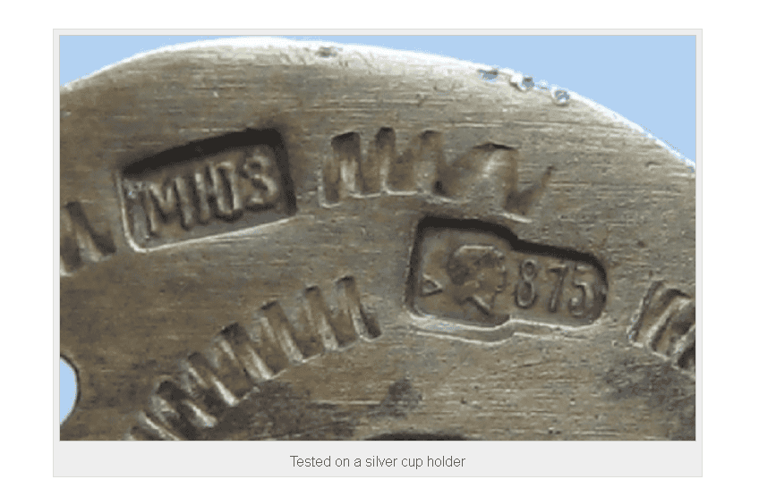 Soviet silver hallmarks example 1