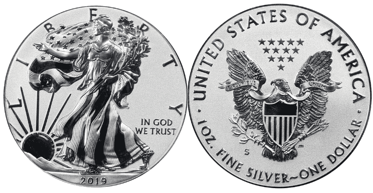 The 2019-S Enhanced Reverse Proof American Silver Eagle.
