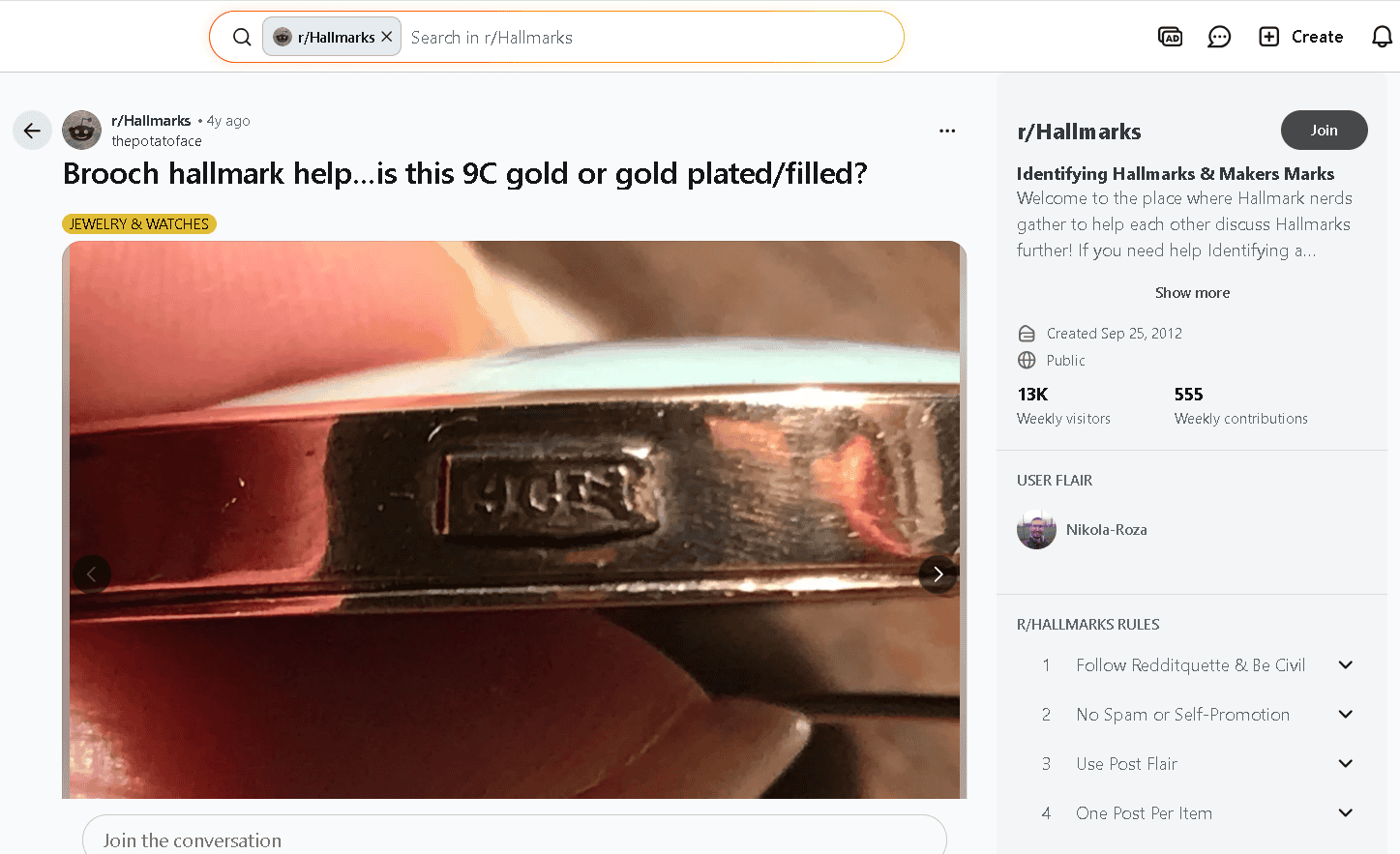 9k gold hallmark example 4.