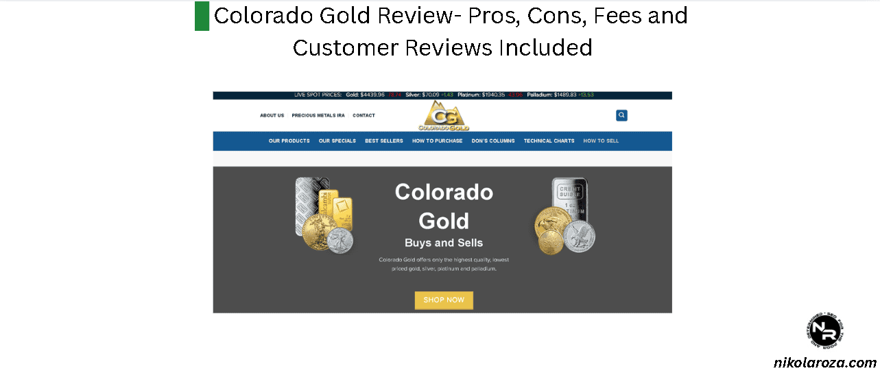 Colorado Gold Review 2026- Pros, Cons, Fees and Customer Reviews Included