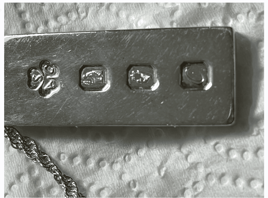 Irish silver hallmarks example 1