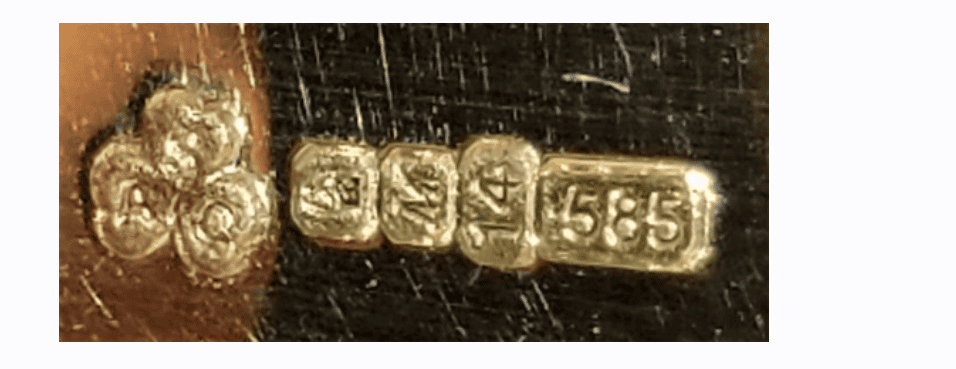Irish silver hallmarks example 2