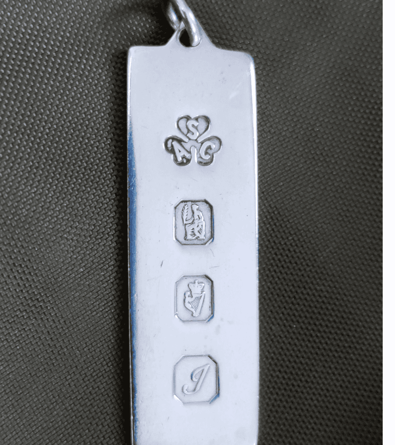 Irish silver hallmarks example 4