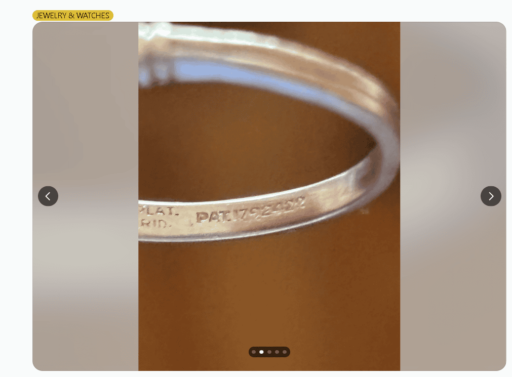 British platinum/iridium hallmark form the 1930's