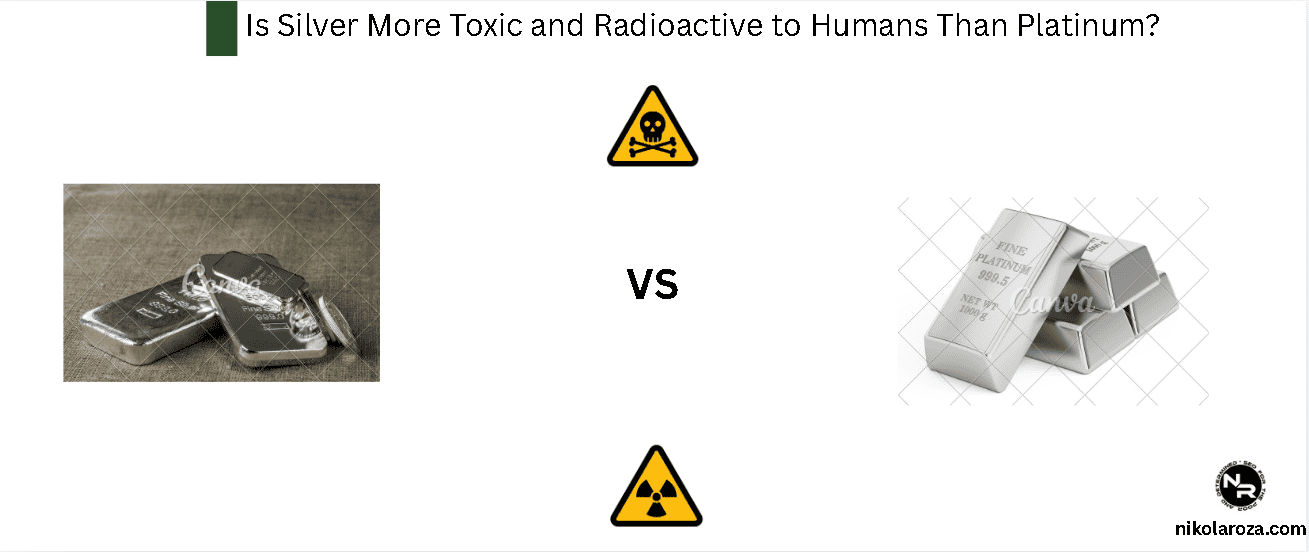 Is Silver More Toxic and Radioactive to Humans Than Platinum?