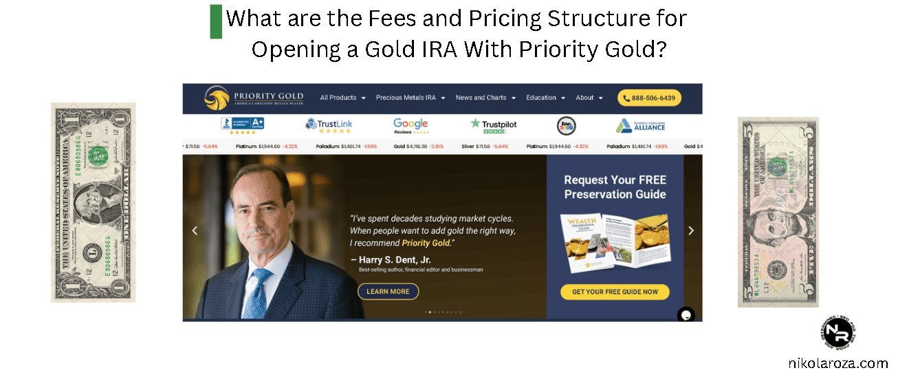 What are the Fees for Opening a Gold IRA With Priority Gold?