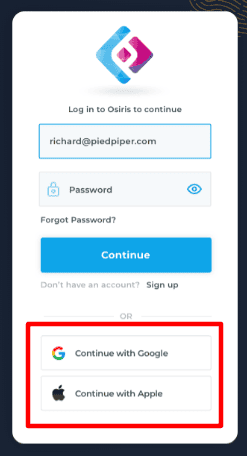 Magic links example.